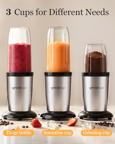 Personal Countertop Blender for Smoothies, Juicing, and Food Prep