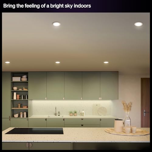 Philips Hue Slim Downlight Chromasync 1-Pack Recessed LED Ceiling Light - White