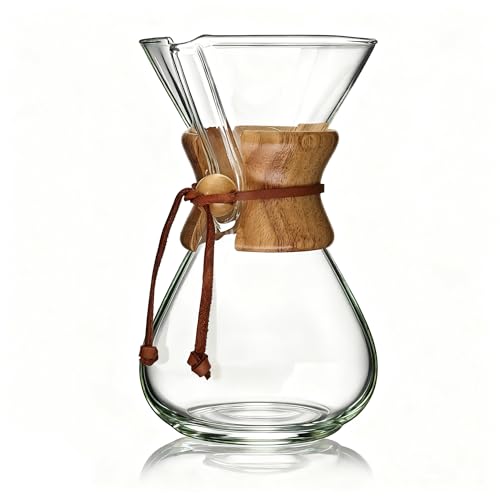 AGOGO Classic Pour Over Coffee Maker Set 34oz with 304 Stainless Steel Filter