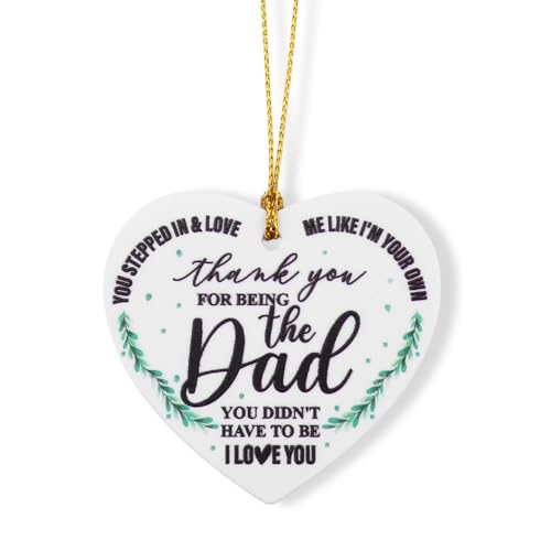 Dad Christmas Tree Ornament - Heartfelt Holiday Gift from Son & Daughter