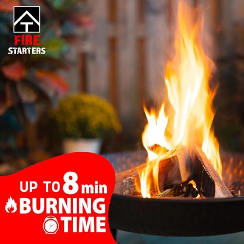 Bulk Fire Starters 500 Pack Waterproof Odorless for Fireplace, Grill & Campfire