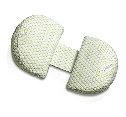 Pregnancy Pillow for Side Sleepers with Removable Cover - Green / Regular