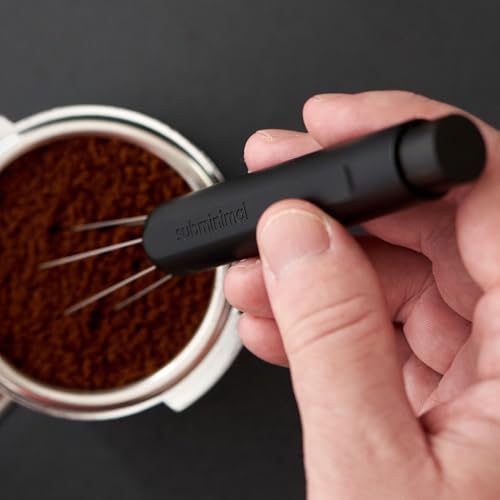 Subminimal Flick WDT Espresso Distribution Tool - Black Retractable Needle Tamper