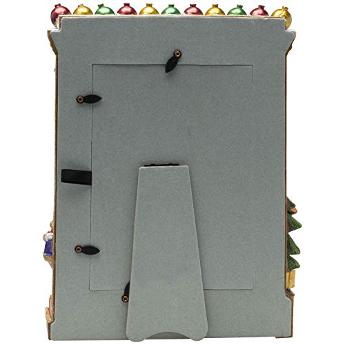 Light Up 5x7 Christmas Ornament Resin Picture Frame with Colorful LED Lights