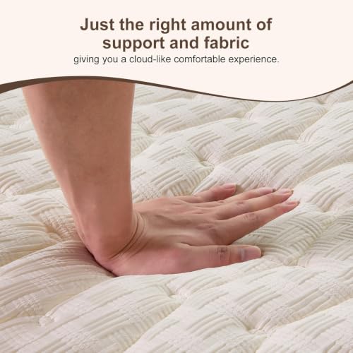 LILYVIBEBEARHAPPY Premium White Full Japanese Floor Mattress 54x75in - Thick Support Foam Tatami Bed for Adults & Kids