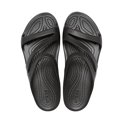 Crocs Women's Swiftwater Water Sandals - Black, Size 10, Versatile & Comfortable