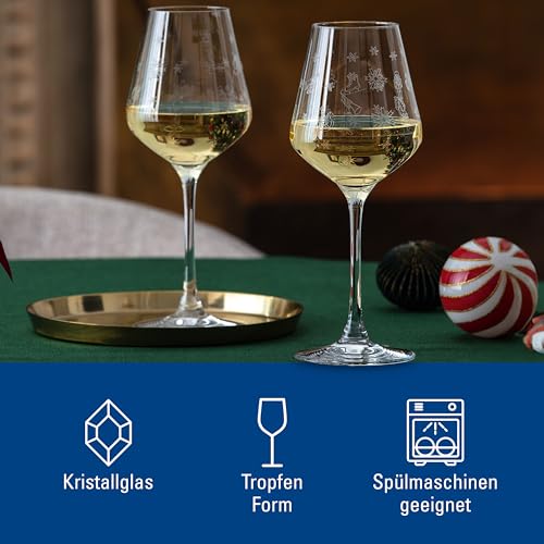 Villeroy & Boch Delight Stems White Wine Glasses, Set of 2 – 13 oz