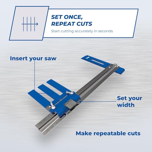Jig Saw Guide for Precise Cuts - Compatible with Circular Saws - Includes Variations