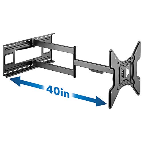 Long Arm TV Wall Mount with 40-Inch Extension, Fits 32-70 Inch Flat Screens