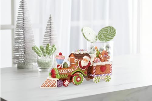 Enesco Jim Shore Heartwood Creek Gingerbread Train Car Figurine, 5.25 Inch