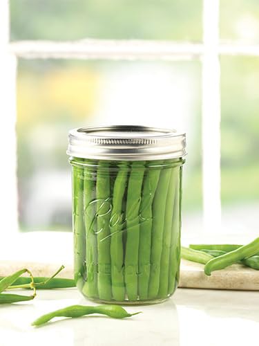 16oz Wide Mouth Mason Jars with Lids & Bands Pack of 24 - Clear, Used for Canning & Preserving