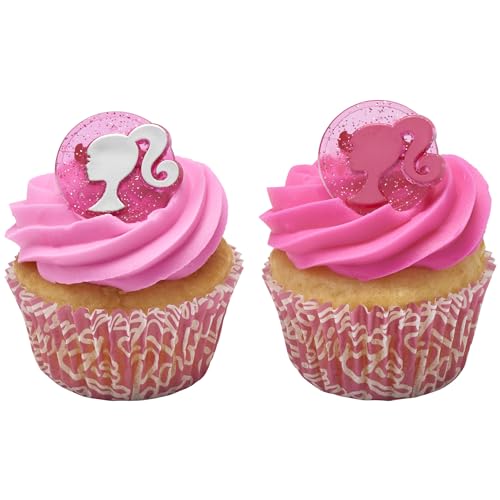Barbie™ Baking Cups By DecoPac | Pink | 1.8" Cupcake Liners, Greaseproof Paper Cases for Muffins and Cupcakes, Pack of 48
