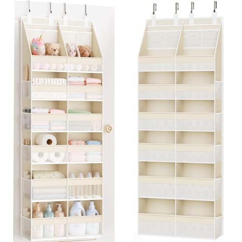Criusia Over the Door Organizer, Extra Large 12 Compartments Closet