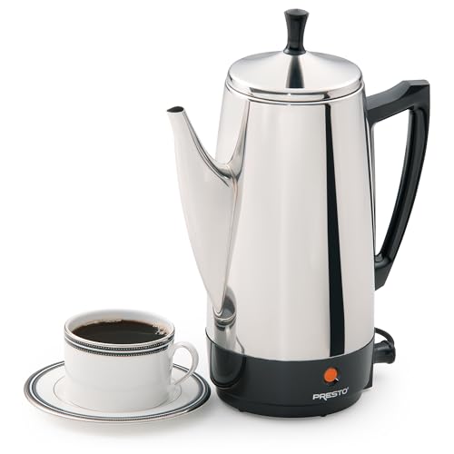 Presto 02811 Stainless Steel 12-Cup Electric Coffee Percolator