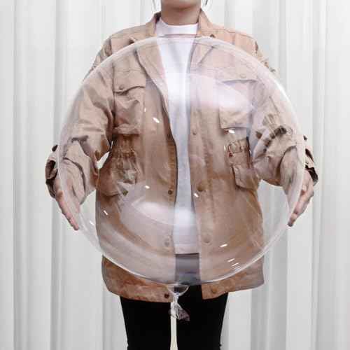 36 Inch Bobo Balloons, 5PCS Bubble Balloon Clear Balloons Helium Style Large Transparent Balloon for LED Light Up Ballons Birthdays Anniversary Weddings Baby Showers Christmas Party Decorations