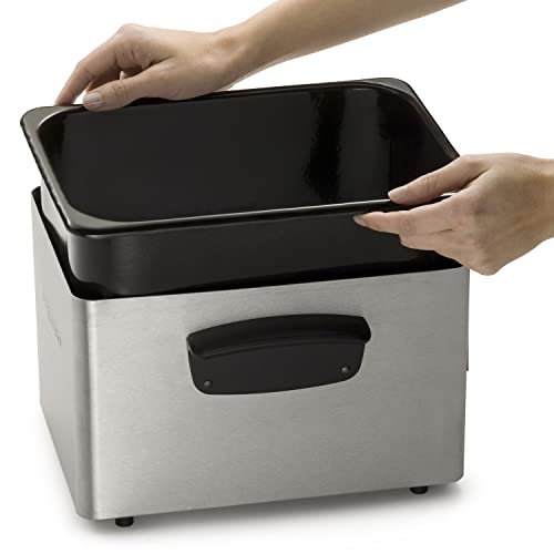 Deep Fryer with Stainless Steel Immersion Element - 8-Cup Capacity - Fryer Variation