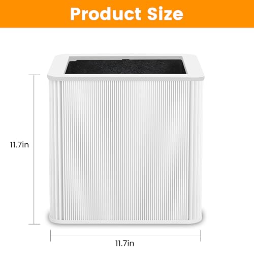 2 Pack Replacement HEPA & Activated Carbon Filters for Blue Pure 211+ Air Purifier