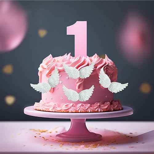 Christmas Angel Wings for Crafts, 30PCS Silver Black White Christmas Tree Decoration, 3D Plastic Hanging Mini Feathers Costume Ornaments