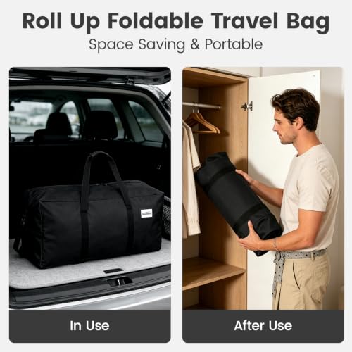 Extra Large 118L Moving Bag with Wheels - 2 Pack, Black-02