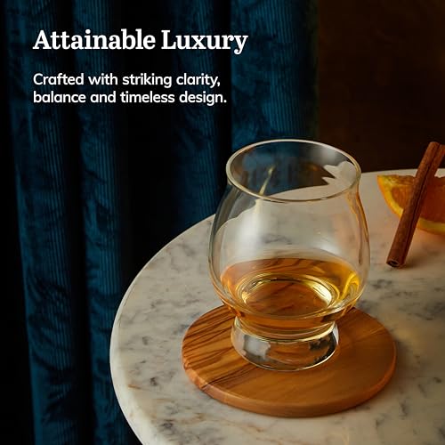 Libbey Kentucky Bourbon Trail Whiskey Glasses Set of 4 - Tasting Glasses, Dishwasher Safe, Restaurant Quality