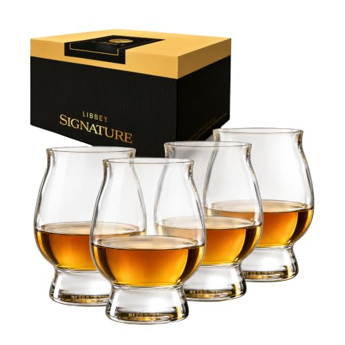 Libbey Kentucky Bourbon Trail Whiskey Glasses Set of 4 - Tasting Glasses, Dishwasher Safe, Restaurant Quality