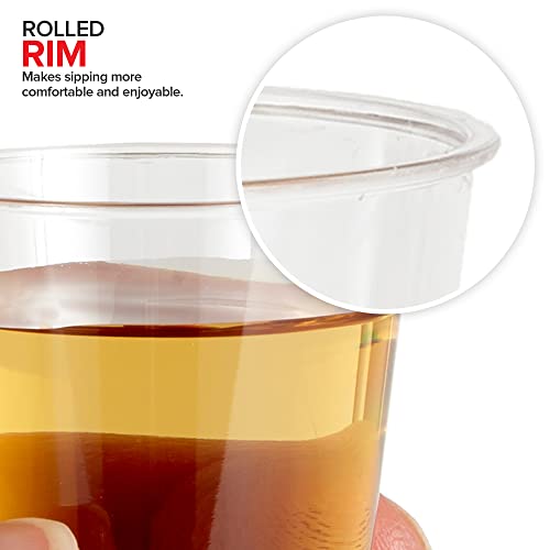 1000 Pack 1.5 oz Clear Plastic Shot Glasses for Parties & Events