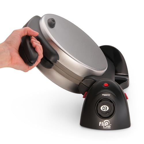 Ceramic FlipSide Belgian Waffle Maker - Extra Thick 7-Inch Waffles, Adjustable Temperature, Cool-Touch Handles - Variation 1