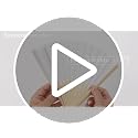 50pcs White Paper Hand Fans with Bamboo Frames for Weddings Parties & Decor