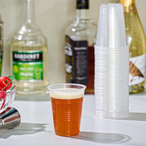 Turbo Bee 2500Pack 7oz Clear Disposable Plastic Cups for Parties & Events
