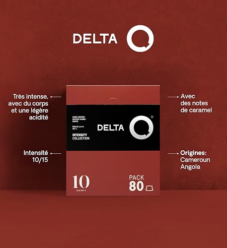 Delta Q Qalidus Espresso Coffee Pods - Classic Roast, XXL Pack 80 Capsules