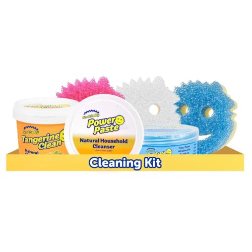 Scrub Daddy Household Cleaning Bundle with Sponges & Multi-Purpose Pastes
