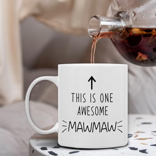 Mawmaw Gifts Mug – QASHWEY 11oz Ceramic Coffee Cup for Grandma | Mawmaw Variant