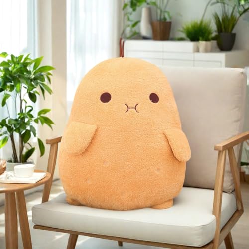 Cute Potato Plush Toy Kawaii Potato Stuffed Doll Soft Stuffed Food Potato Plushie Pillow Toys Doll Kids Gifts (20.8in)