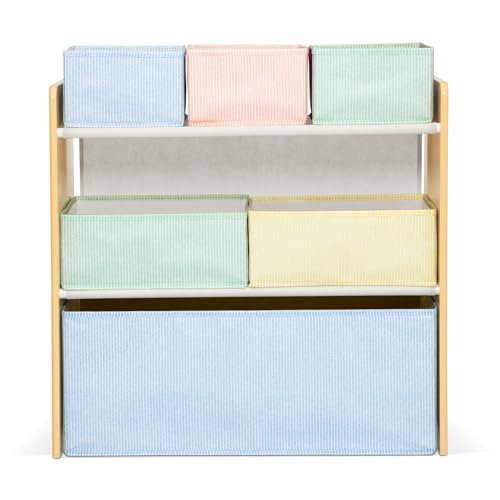 Delta Children Pastel GapKids 6-Bin Toy Organizer - Greenguard Gold Certified, Kids Storage