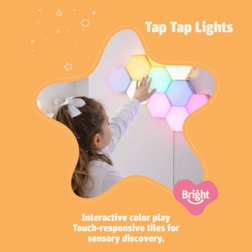 Bright Autism 6-Pack Dimmable Sensory Touch Lights for Kids - Autism Therapy & Play