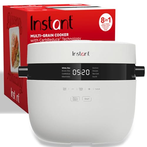 Instant Pot 20-Cup Rice & Grain Cooker with Carb-Reducing Technology, 8 Presets