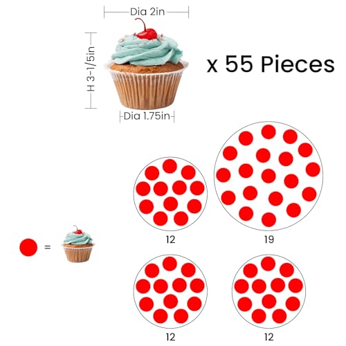 Rustic Brown 4-Tier Round Cupcake Tower Stand for 50 Cupcakes & Desserts