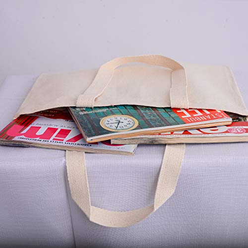 TBF Wholesale Canvas Tote Bags 15x16x3 with Bottom Gusset | Blank