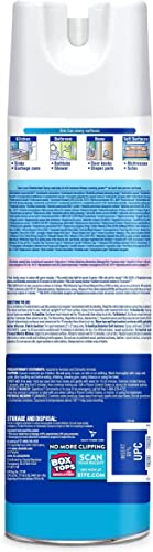 Disinfectant Spray with Crisp Linen Scent - Pack of 8, 4.75 Fl Oz Each