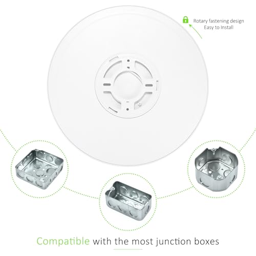 12-Inch LED Flush Mount Ceiling Light 3CCT White Ultra-Thin 4 Pack