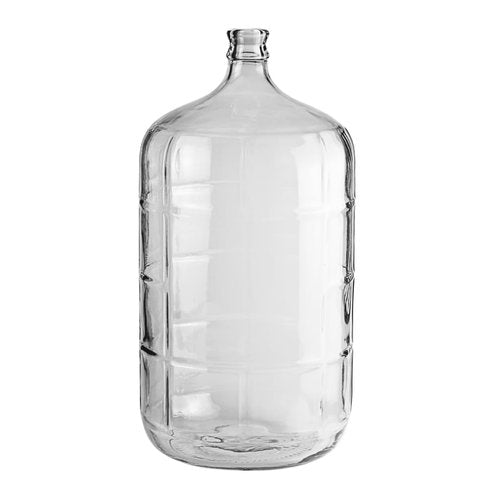 FastRack 6 Gallon Glass Carboy | Clear Fermenter for Wine & Beer | Italian Glass Carboy for Home Brewing, Fermentation Jar & Storage | Durable Wine Carboy & Fermenting Jug | #7 Stopper NOT Included
