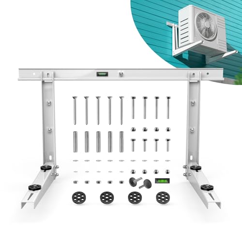 Heavy-Duty Outdoor Mini Split Wall Mount Bracket 9000-24000 BTU Weatherproof AC Support