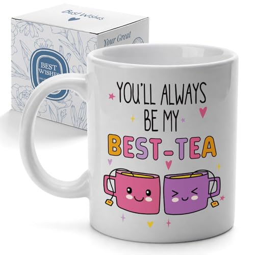 Best-Tea Coffee Mug Gift for Women - 11oz Funny Office & Friend Gift - Palasarkaaa