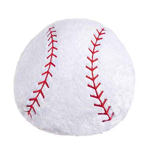 Baseball Pillow Plush Boys: Soft Stuffed Throw Toys Gifts Stuff Softball Sports Room Decor 8-12 Year Old