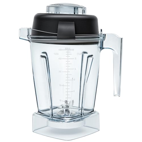 Deuovht 48oz Blender Pitcher Compatible with Vitamix Models, Stainless Steel Blades