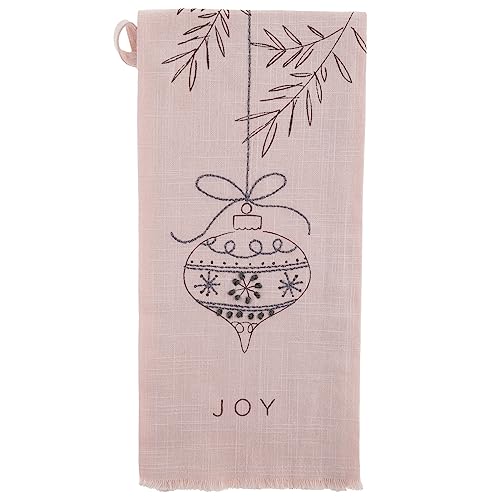 Karma Gifts Embroidered Cotton Tea Towels Ornaments – Small