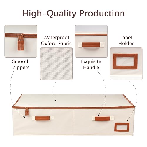 Large Wedding Dress Storage Box with Accessories Organizer - Dustproof & Foldable