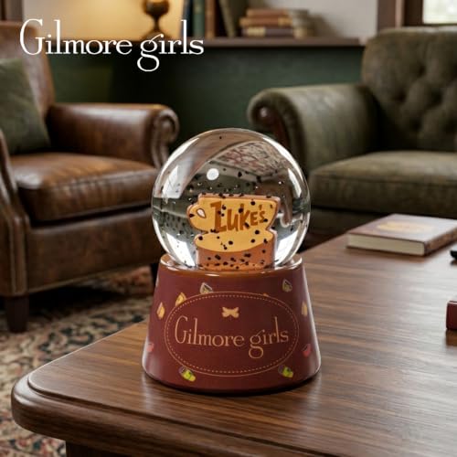 Gilmore Girls Luke's Diner Light-Up Snow Globe 45mm - Official Merch