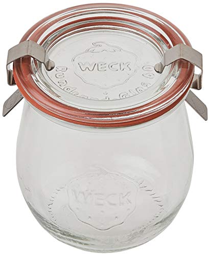 WECK 762 Tulip Jars Set of 6 - Food Storage & Preserving Containers