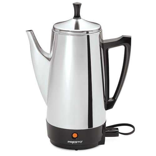Presto 02811 Stainless Steel 12-Cup Electric Coffee Percolator